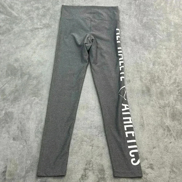 ALPHALETE Leggings Womens Medium Gray Athletics Athleisure Low Rise Workout Gym - Picture 8 of 9